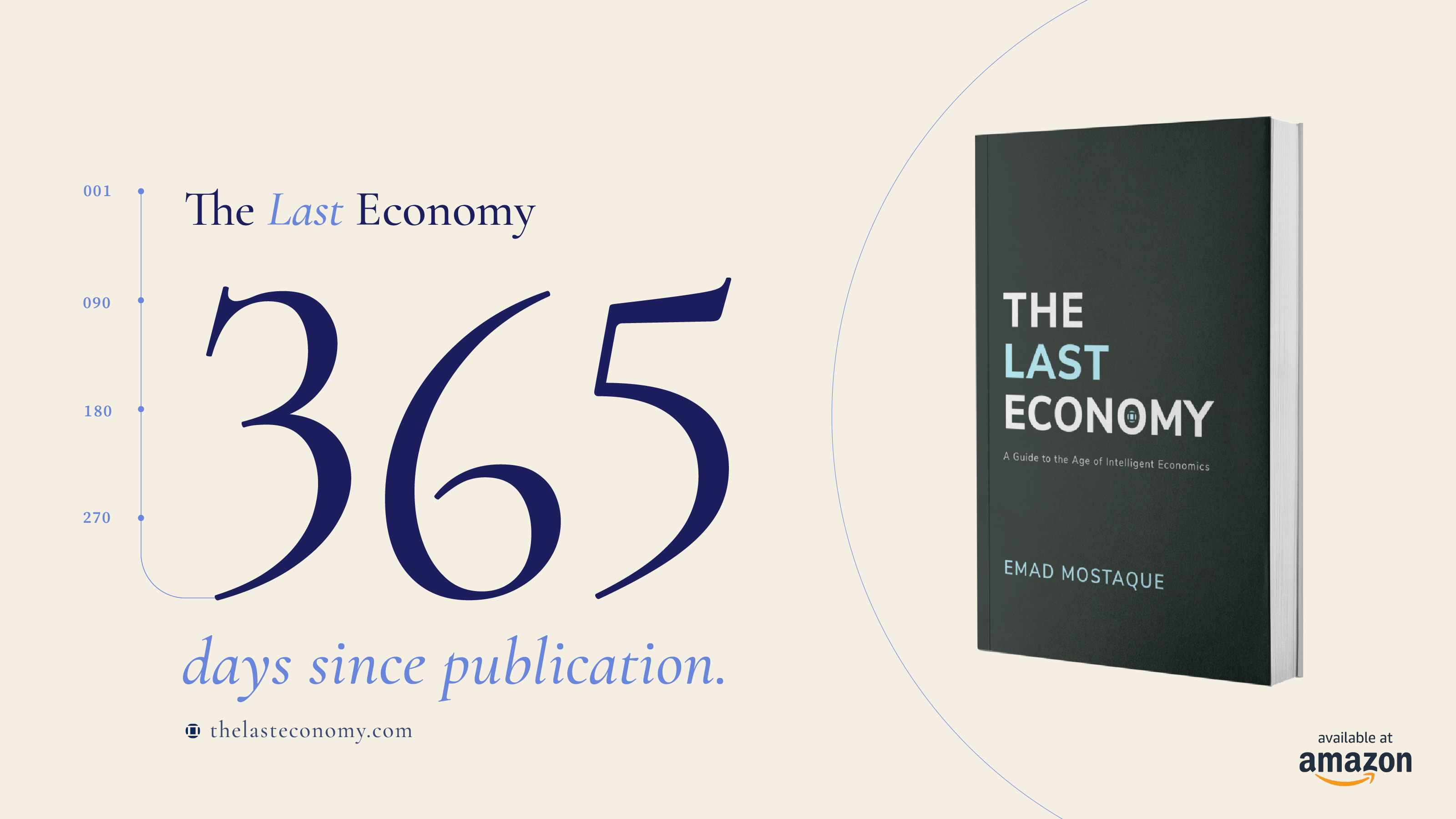 The Last Economy, 365 days since publication